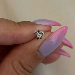 Pandora Morning Sea Turtle Earring